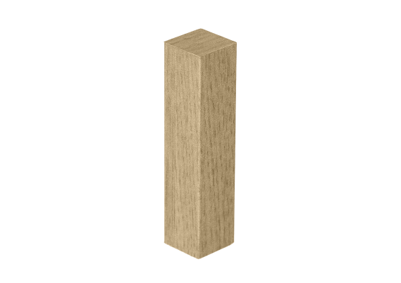 Hoek- en Eindstuk Folie (4st) Classic Oak