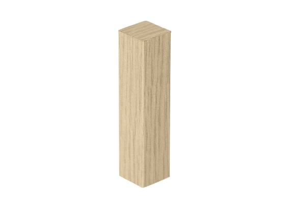 Hoek- en Eindstuk Folie (4st) Natural Blond