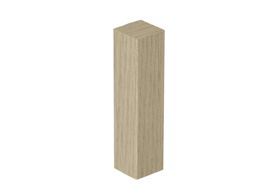 Hoek- en Eindstuk Folie (4st) Sand Oak