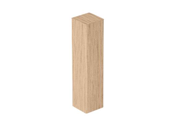 Hoek- en Eindstuk Folie (4st) Taupe