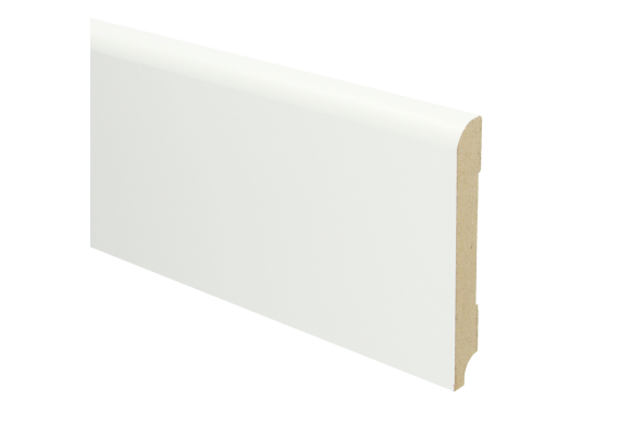 MDF Koloniale Plint 120x18mm Wit Voorgelakt RAL 9010