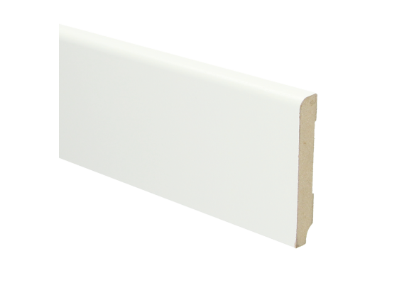 MDF Koloniale Plint 90x15mm Wit Voorgelakt RAL 9010
