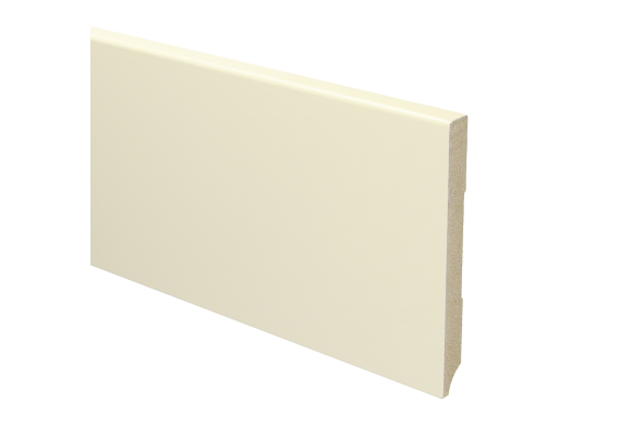 MDF Moderne Plint 120x12mm Voorgelakt RAL 9001