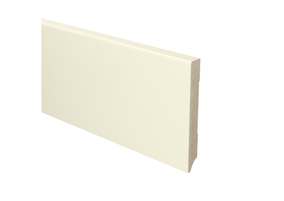 MDF Moderne Plint 120x15mm Voorgelakt RAL 9001