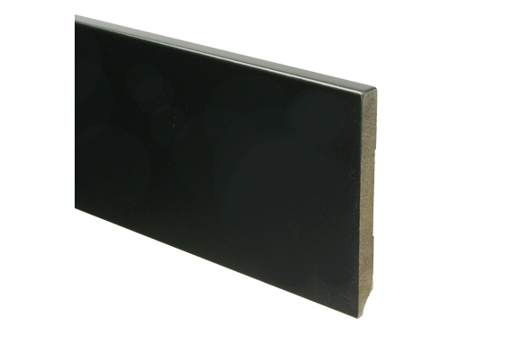 MDF Moderne Plint 120x15mm Voorgelakt RAL 9005