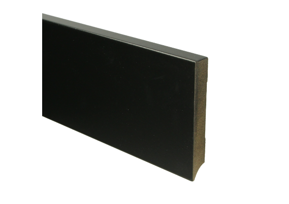 MDF Moderne Plint 120x18mm Voorgelakt RAL 9005