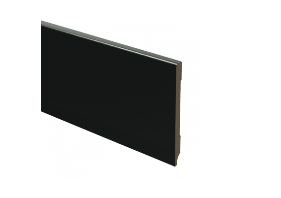 MDF Moderne Plint 120x9mm Voorgelakt RAL 9005