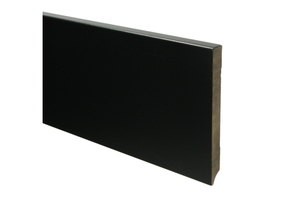MDF Moderne Plint 150x15mm Voorgelakt RAL 9005