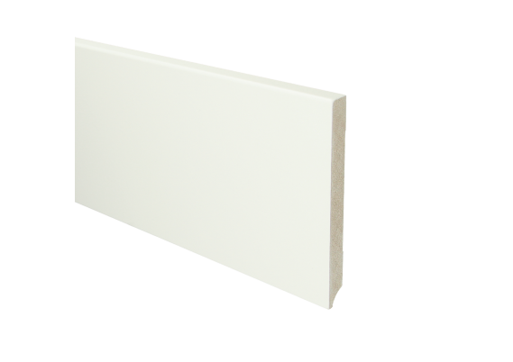 MDF Moderne Plint 150x18mm Voorgelakt RAL 9016