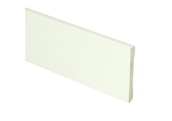 MDF Moderne Plint 55x6mm Voorgelakt RAL 9010