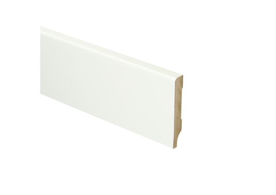 MDF Moderne Plint 55x9mm Voorgelakt RAL 9016