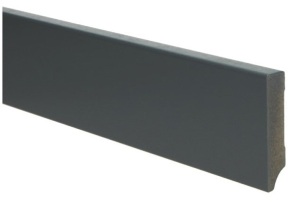 MDF Moderne Plint 70x15mm Voorgelakt RAL 7016