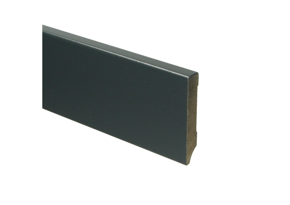 MDF Moderne Plint 70x15mm Voorgelakt RAL 7016