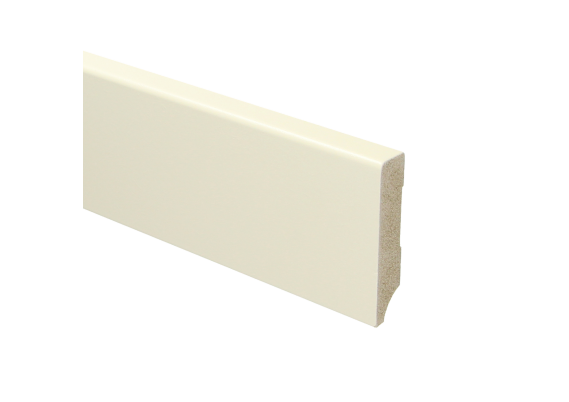 MDF Moderne Plint 70x15mm Voorgelakt RAL 9001