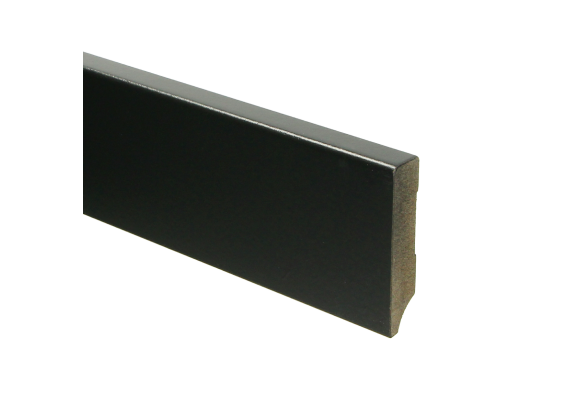 MDF Moderne Plint 70x15mm Voorgelakt RAL 9005
