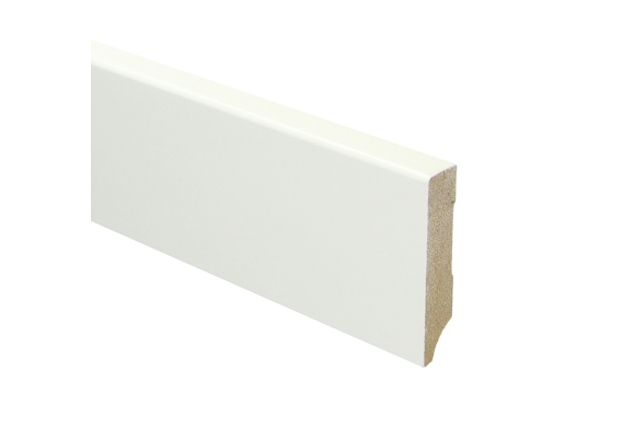 MDF Moderne Plint 70x15mm Voorgelakt RAL 9016