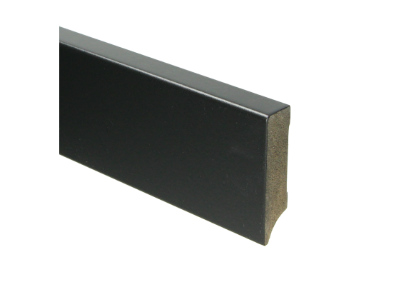 MDF Moderne Plint 70x18mm Voorgelakt RAL 9005