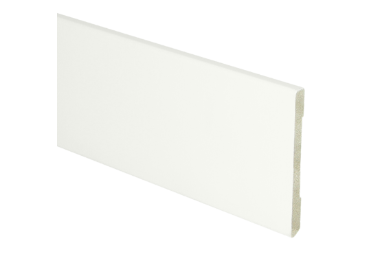 MDF Moderne Plint 70x6mm Voorgelakt RAL 9016