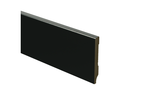 MDF Moderne Plint 70x9mm Voorgelakt RAL 9005