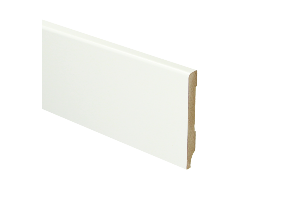 MDF Moderne Plint 70x9mm Voorgelakt RAL 9016