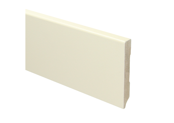 MDF Moderne Plint 90x12mm Voorgelakt RAL 9001