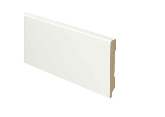 MDF Moderne Plint 90x12mm Voorgelakt RAL 9016