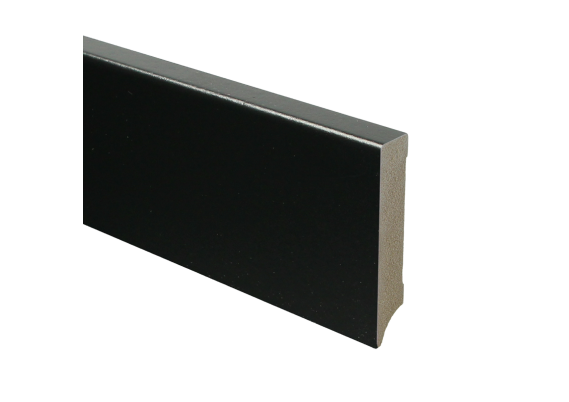 MDF Moderne Plint 90x18mm Voorgelakt RAL 9005