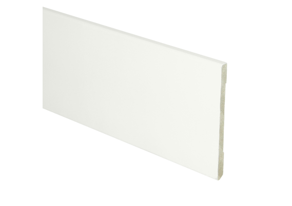 MDF Moderne Plint 90x6mm Voorgelakt RAL 9016