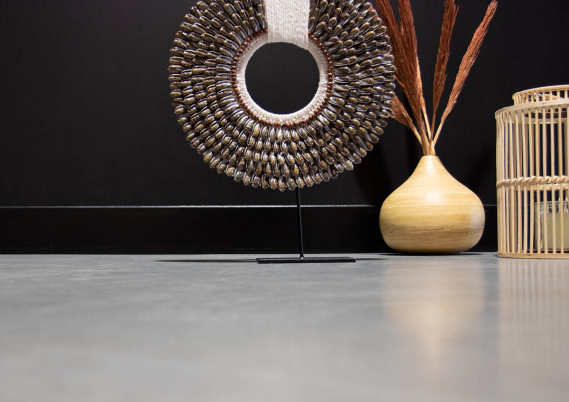 MDF Plint Recht 70x12mm Zwart Gefolied