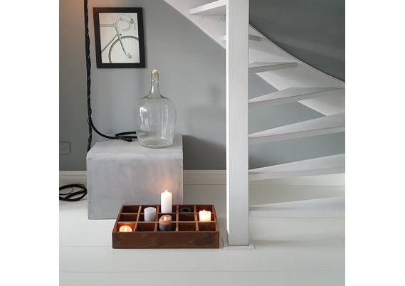 MDF Renaissance Plint 190x18mm Wit Voorgelakt RAL 9010