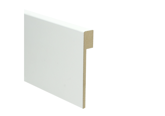 MDF Renovatieplint Modern 120x18mm Voorgelakt RAL 9010