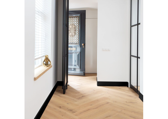 MDF Renovatieplint Modern 90x18mm Voorgelakt RAL 9005