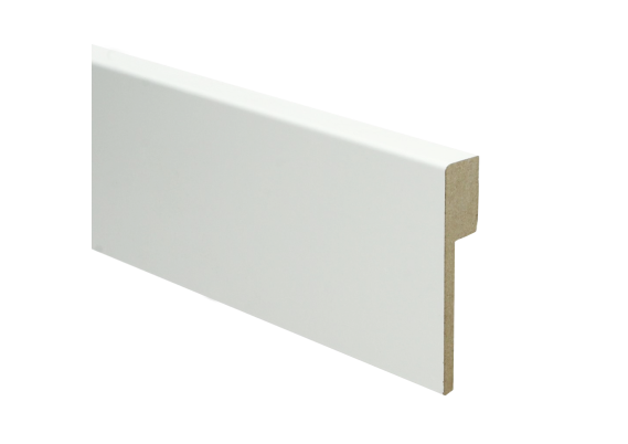 MDF Renovatieplint Modern 90x18mm Voorgelakt RAL 9010