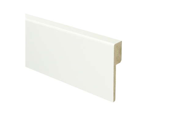 MDF Renovatieplint Modern 90x18mm Voorgelakt RAL 9016