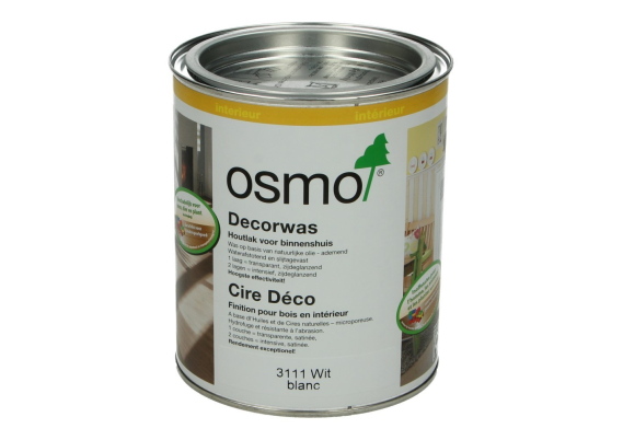 OSMO Decorwas TR3111 Wit - 0,75 Liter