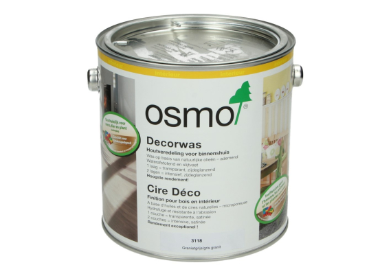 OSMO Decorwas TR3119 Zijdegrijs - 0,125 Liter