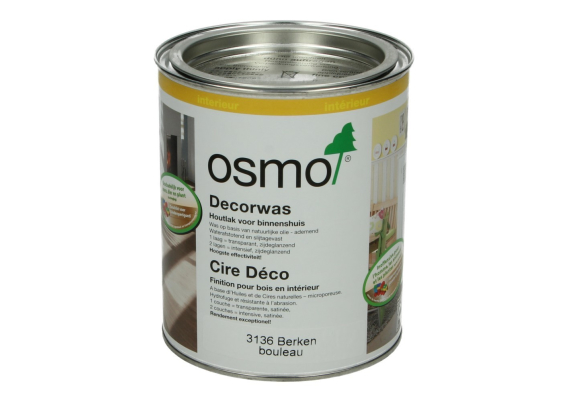 OSMO Decorwas TR3136 Berken - 0,75 Liter