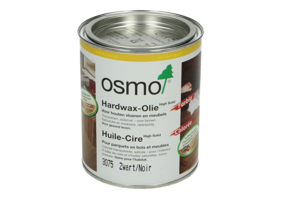 OSMO Hardwax Olie 3075 Zwart - 2,5 Liter