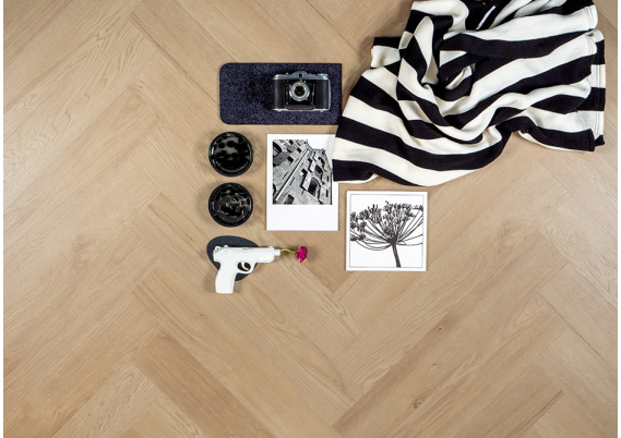 OTIUM Crystal Herringbone SPC Rigid - 5.5mm PVC Klik Visgraat