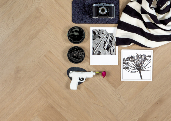 OTIUM Crystal Visgraat Dryback - 2.5mm PVC Plak