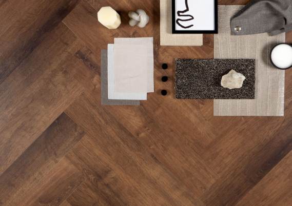 OTIUM Dawn Visgraat SPC Rigid - 5.5mm PVC Klik