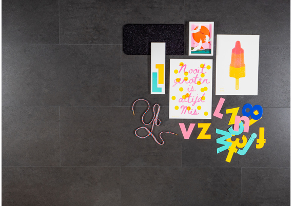 OTIUM Himalaya Tile SPC Rigid - 5mm PVC Klik Tegel