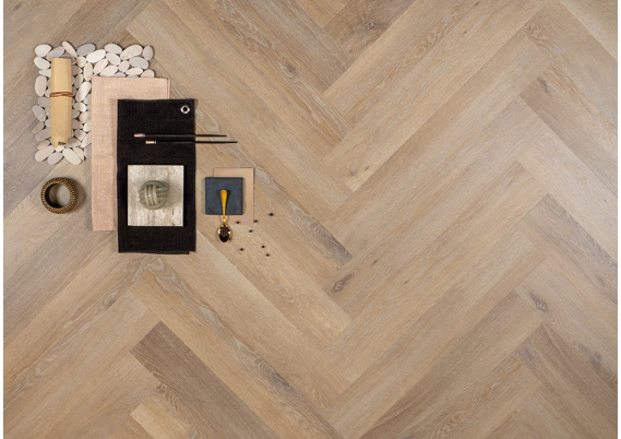 OTIUM Lily Herringbone SPC Rigid - 5.5mm PVC Klik Visgraat