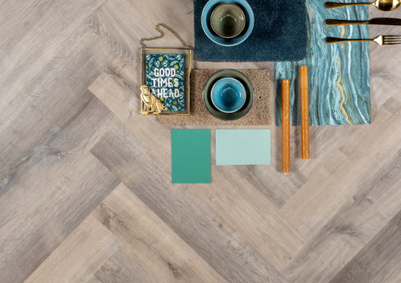 OTIUM Mist Visgraat SPC Rigid - 5.5mm PVC Klik