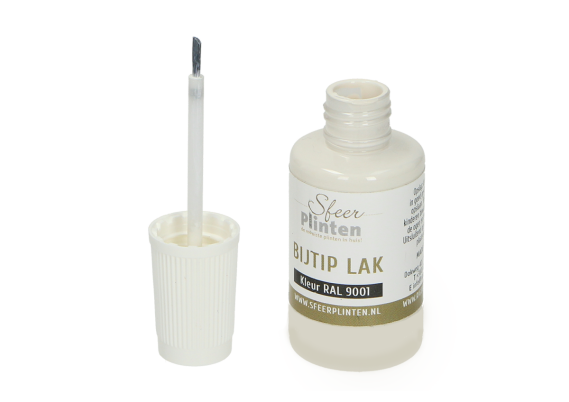 Plinten bij-tip-lak RAL 9001 - 20ml