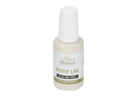 Plinten bij-tip-lak RAL 9001 - 20ml