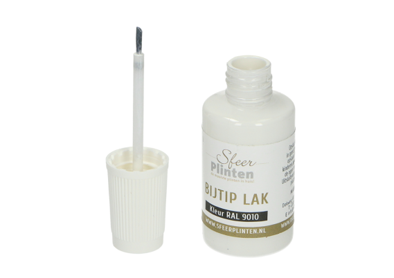 Plinten bij-tip-lak RAL 9010 - 20 ml
