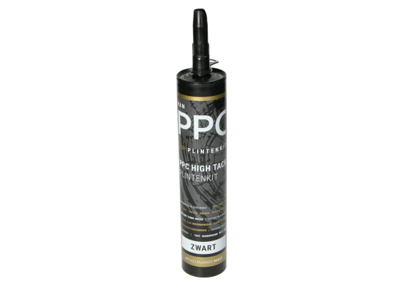 PPC High Tack Plintenkit - Zwart RAL 9005 - 290 ml