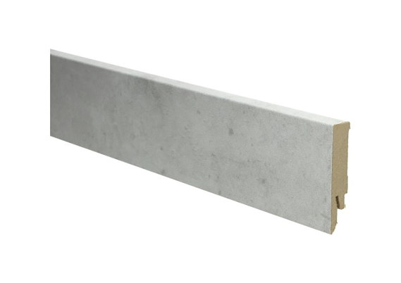 Rechte Folieplint 70x14mm Beton Licht