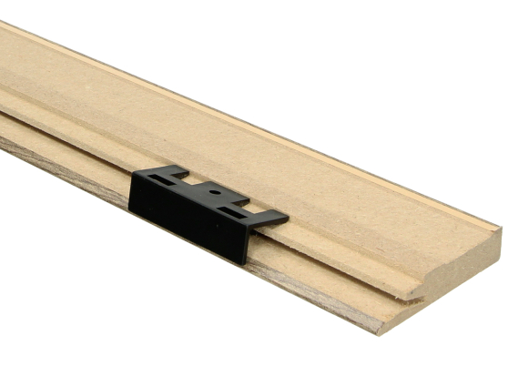 Rechte Folieplint 70x14mm Bruin Geolied